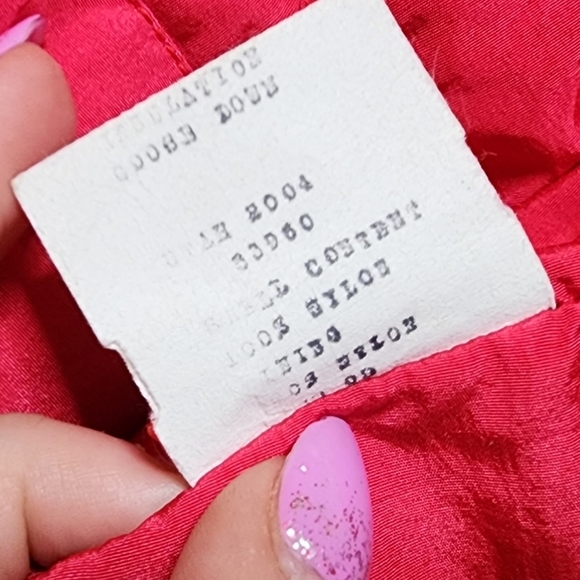 1st Down Pink Goose Down Coat. Kids size 8. - Picture 14 of 16